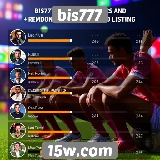 Estatísticas de jogadores no bis777